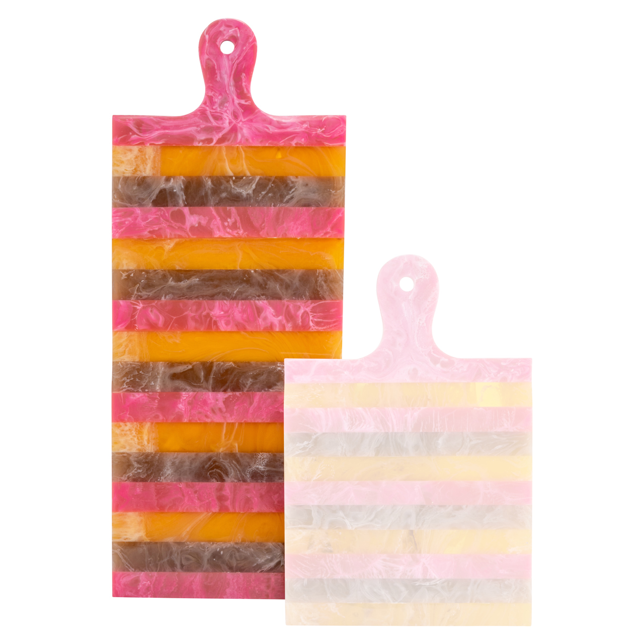 Dienblad Cindy serving board large roze/oranje - Afbeelding 4
