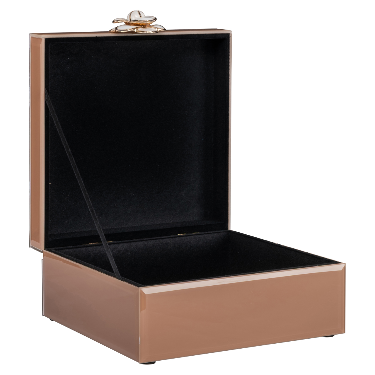 Opbergdoos Floral small bruin - Afbeelding 2