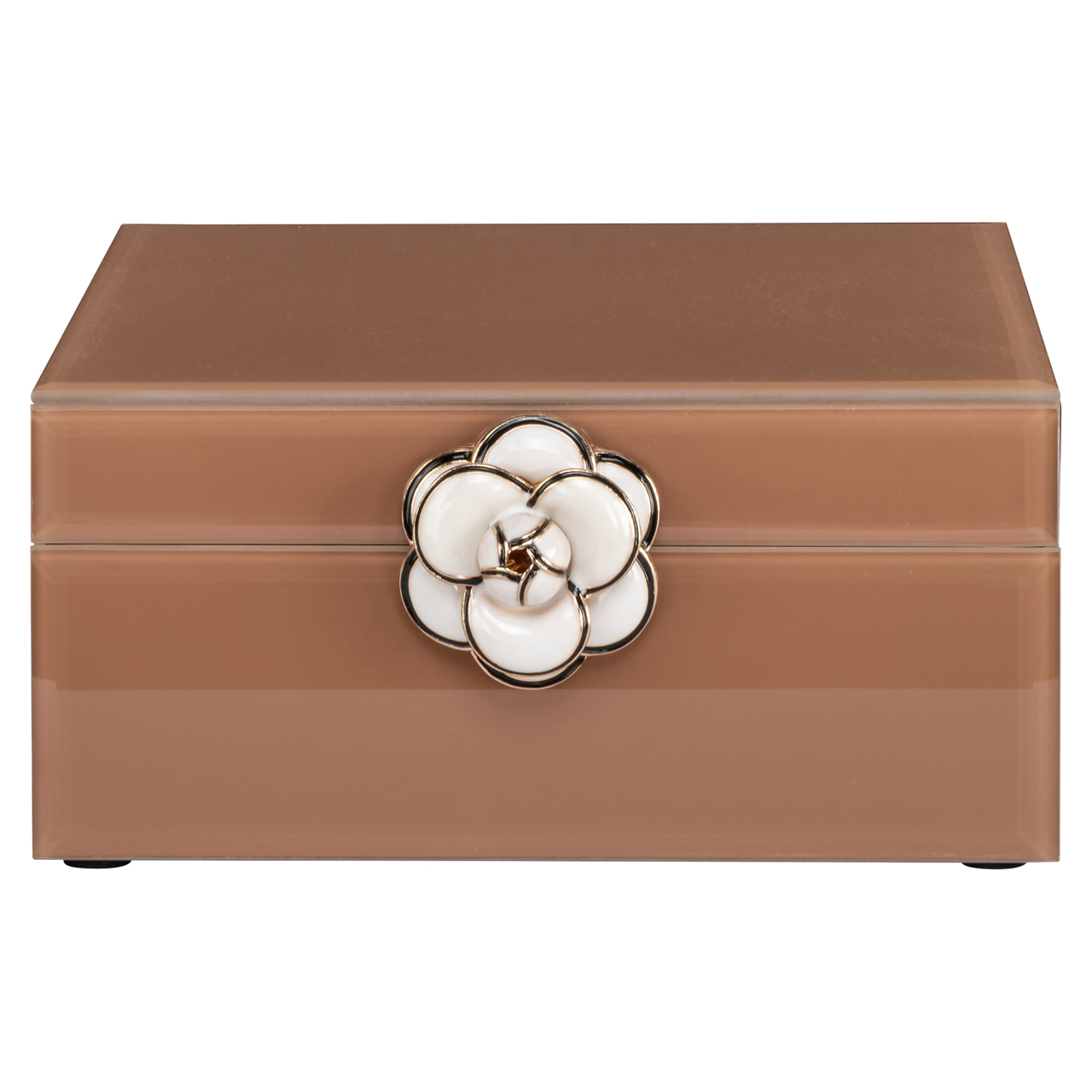 Opbergdoos Floral small bruin - Afbeelding 3
