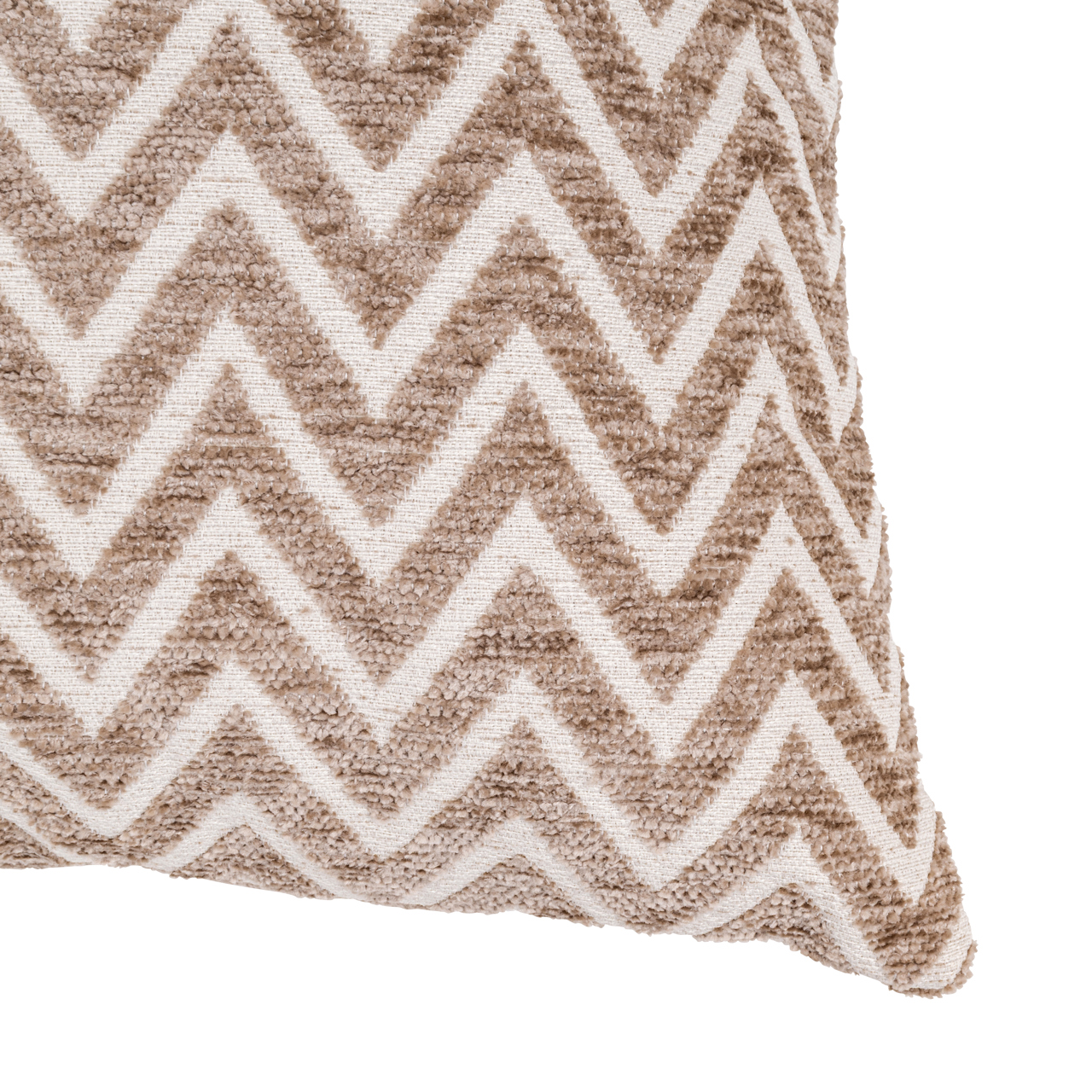 Kussen Nino chevron zand - Afbeelding 3
