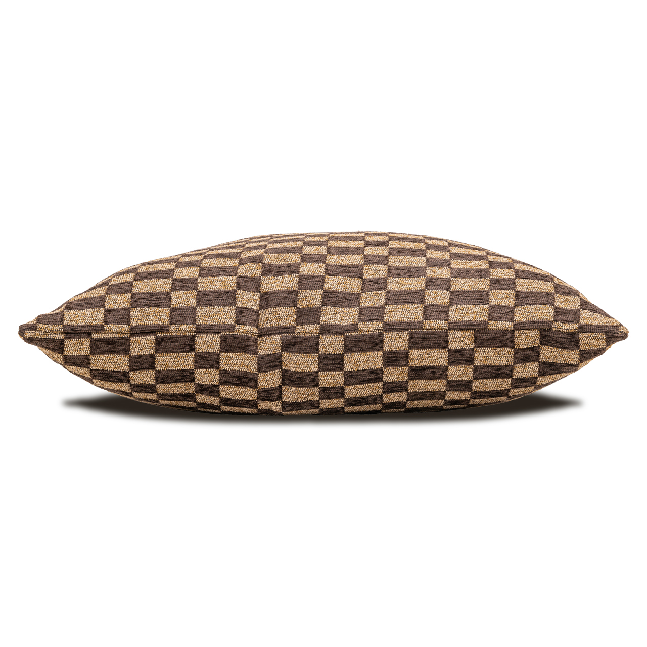 Kussen Remi rectilinear bruin - Afbeelding 3