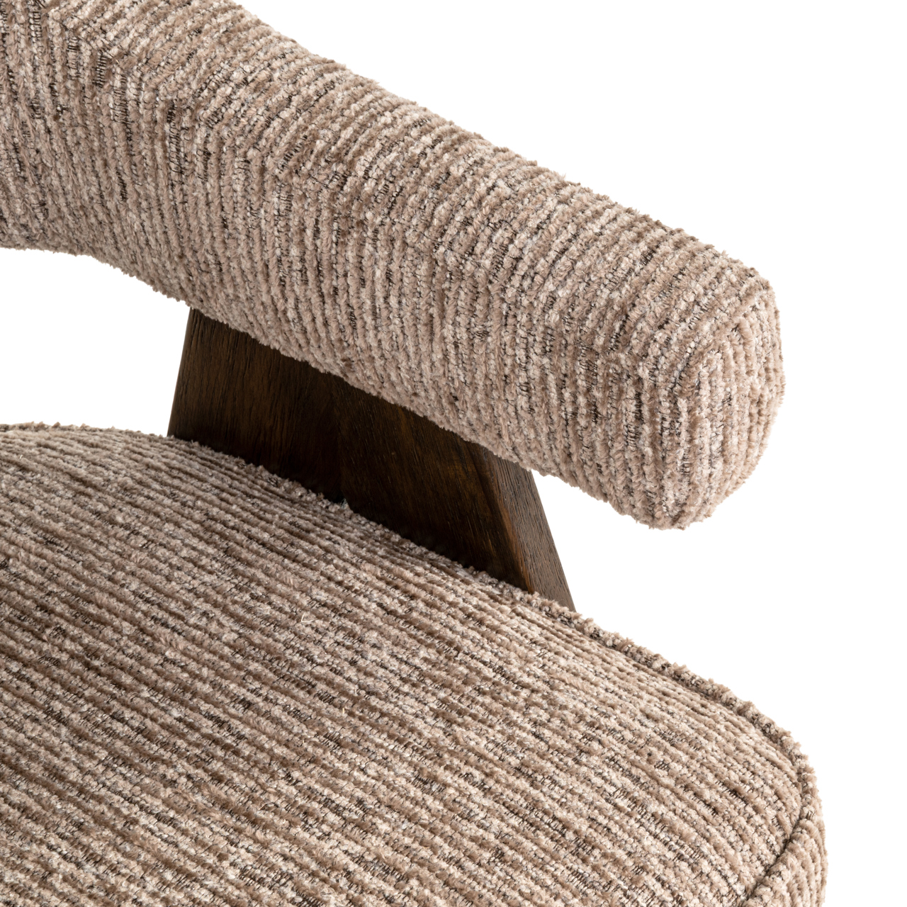 Eetkamerstoel Mori mocca linear fire retardant - Afbeelding 9