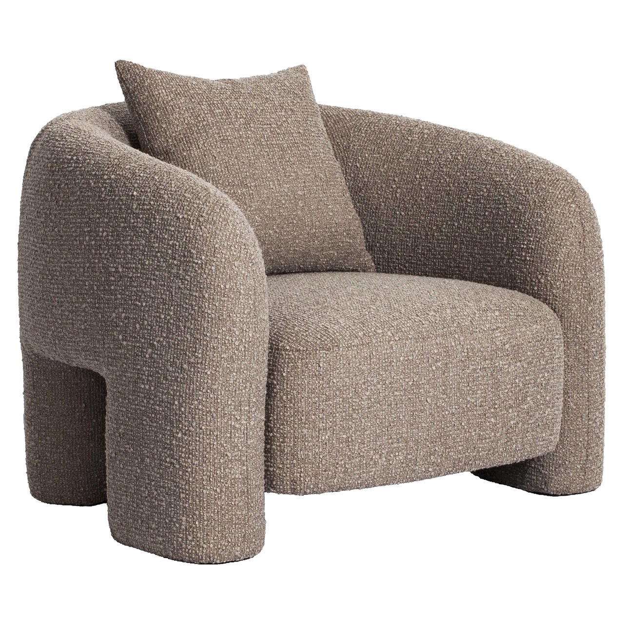 Loungestoel Tuscany chunky mokka - Afbeelding 2