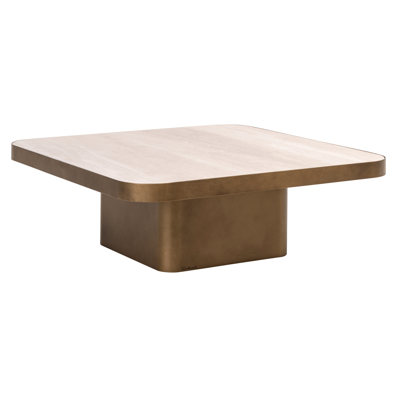 Salontafel Claridge cumulus beige 90x90 cm
