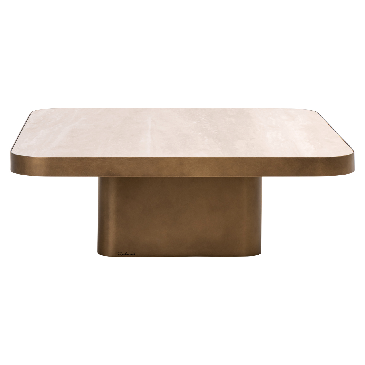 Salontafel Claridge cumulus beige 90x90 cm - Afbeelding 3