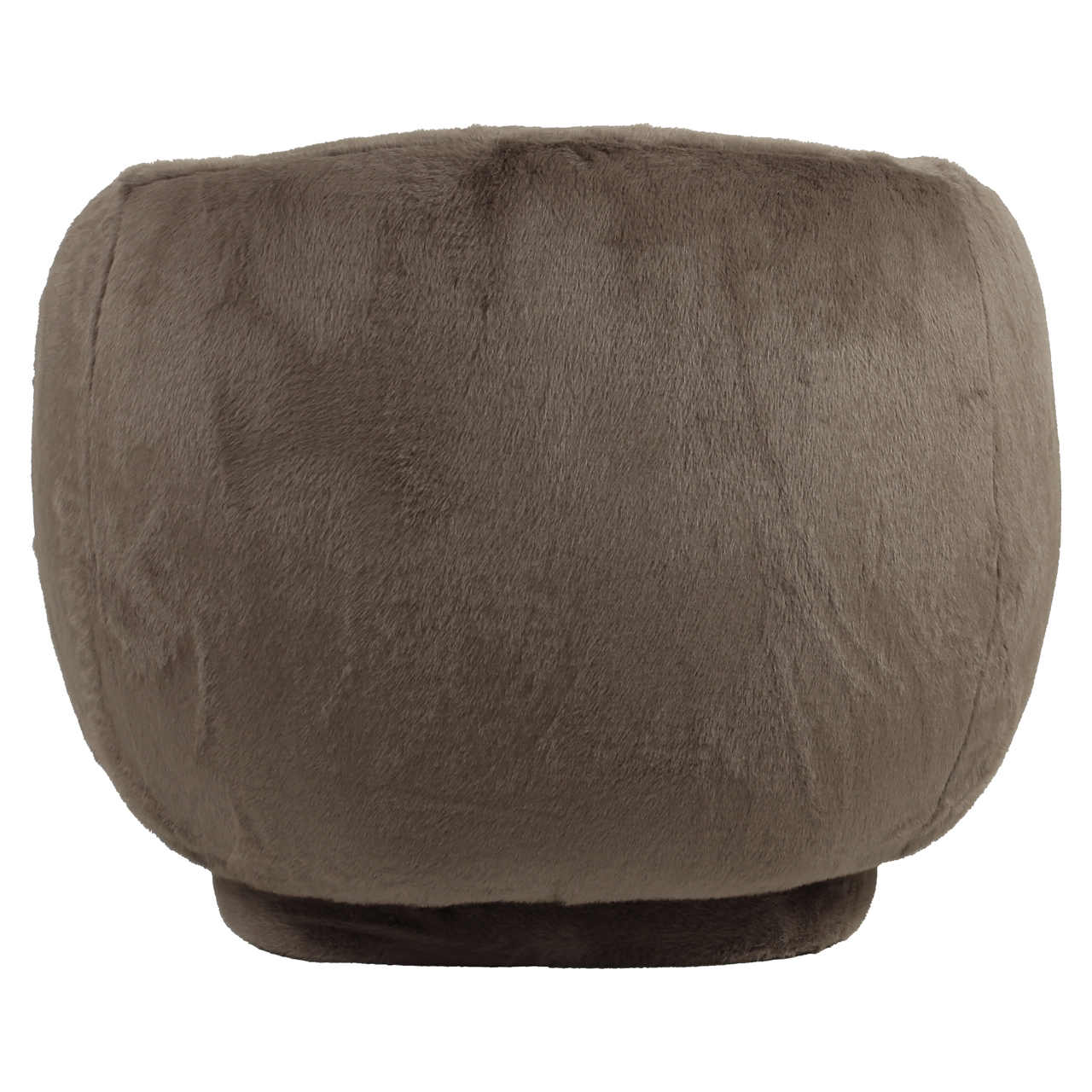 Loungestoel Negreslo fluffy draaibaar bruin - Afbeelding 5