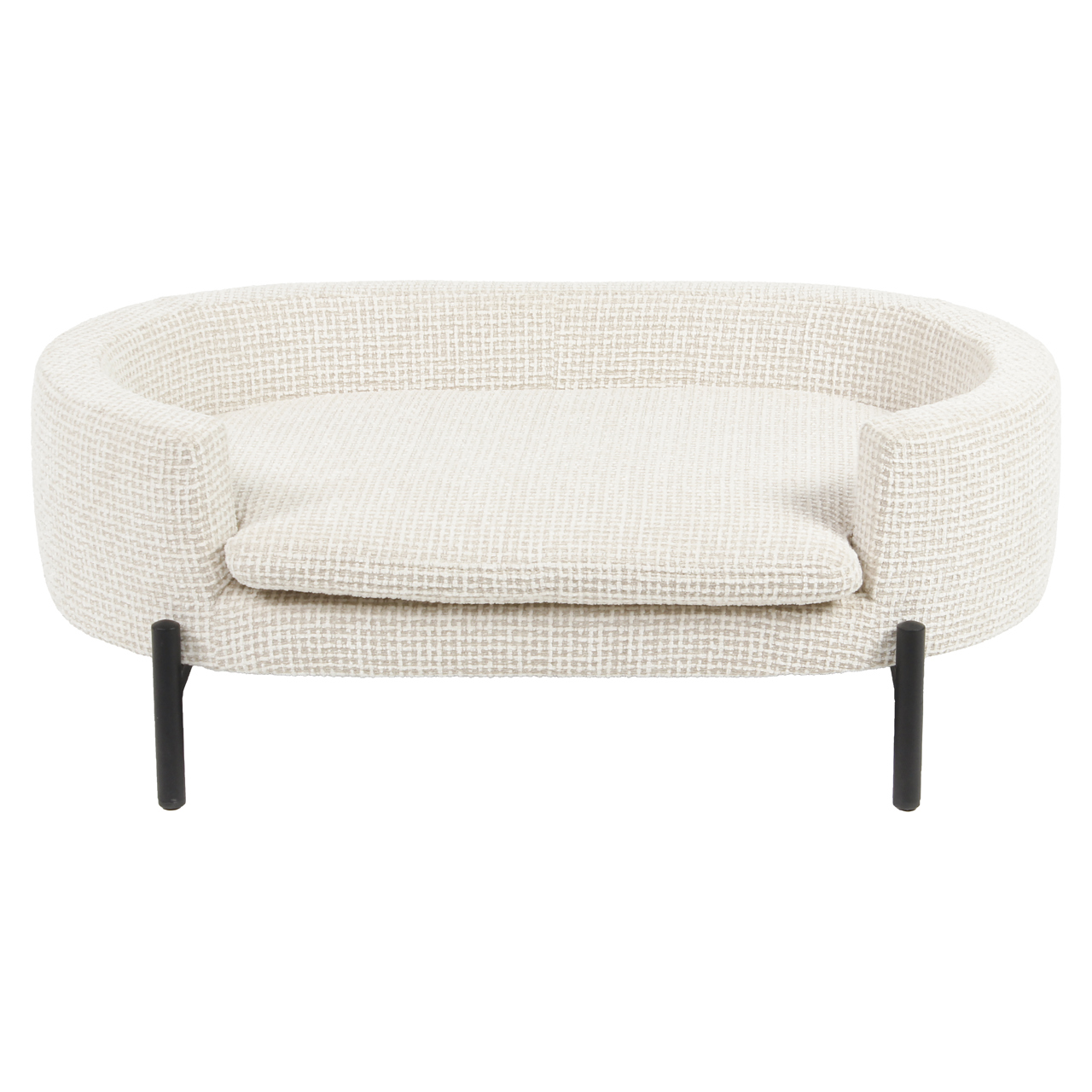 Hondenbed Dolly beige blockweave - Afbeelding 2