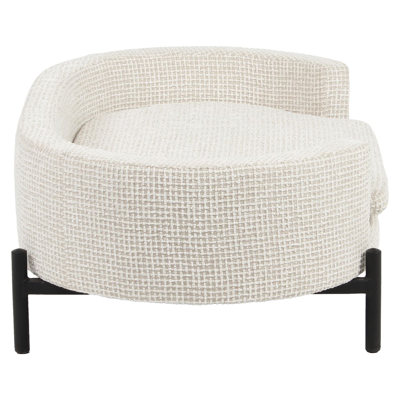 Hondenbed Dolly beige blockweave - Afbeelding 3