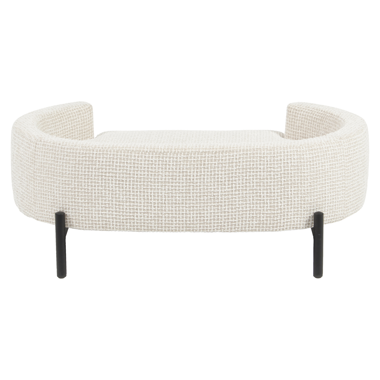 Hondenbed Dolly beige blockweave - Afbeelding 4