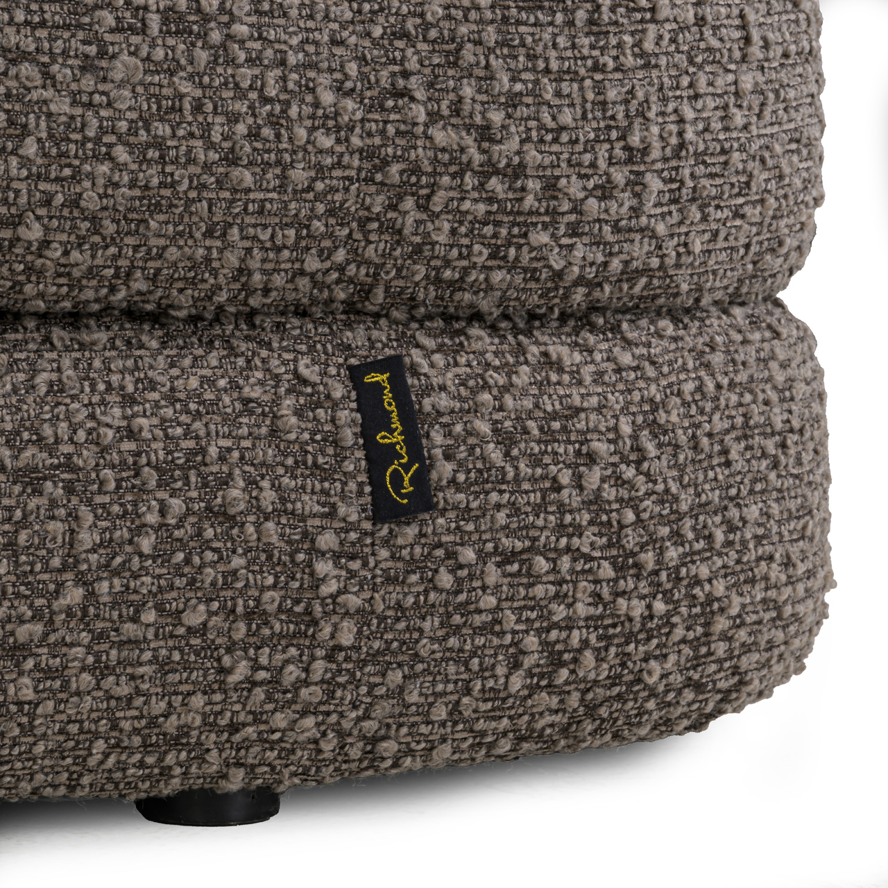 Voetenbank Poef Adele chunky bruin - Afbeelding 3