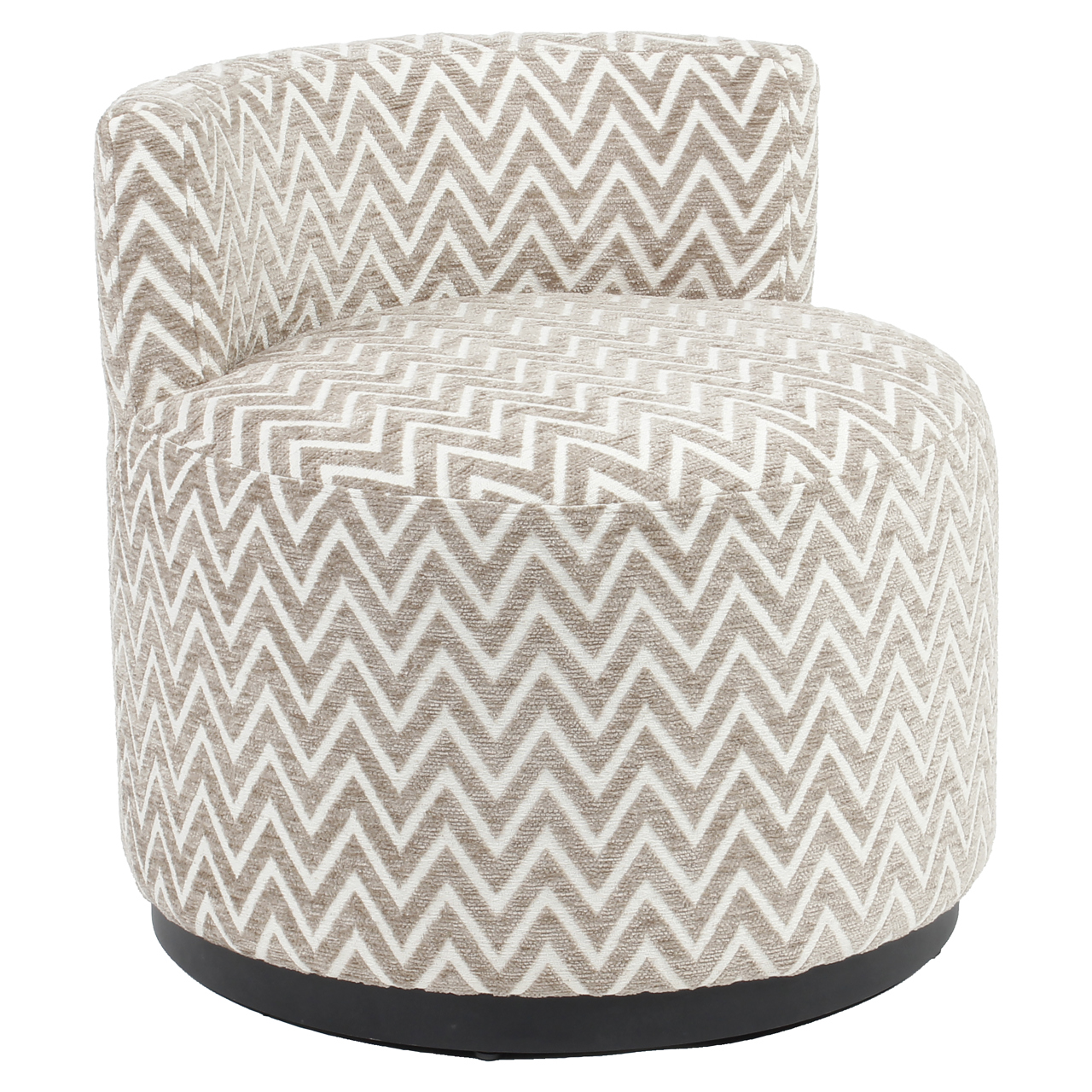 Loungestoel Franny chevron zand - Afbeelding 2