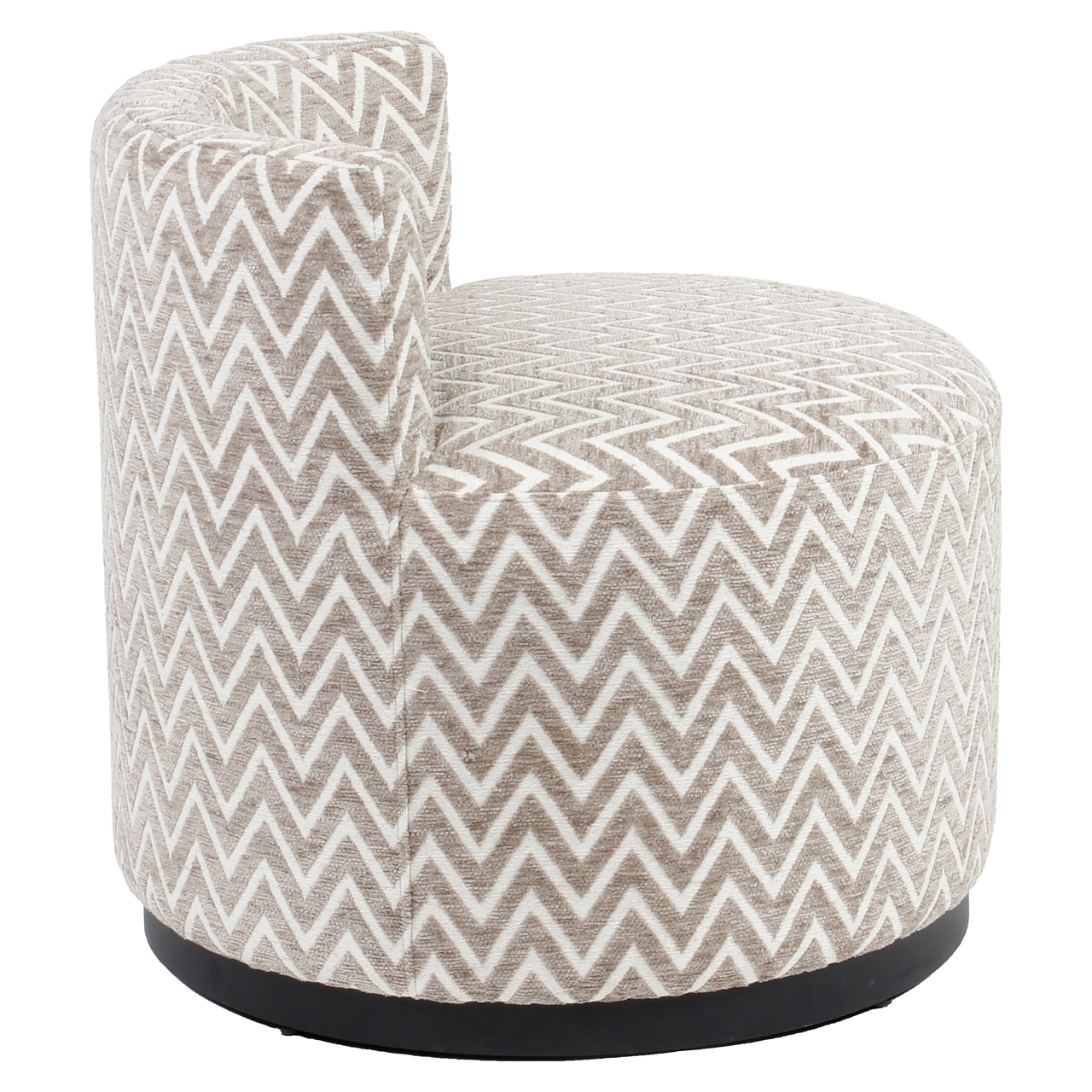 Loungestoel Franny chevron zand - Afbeelding 4