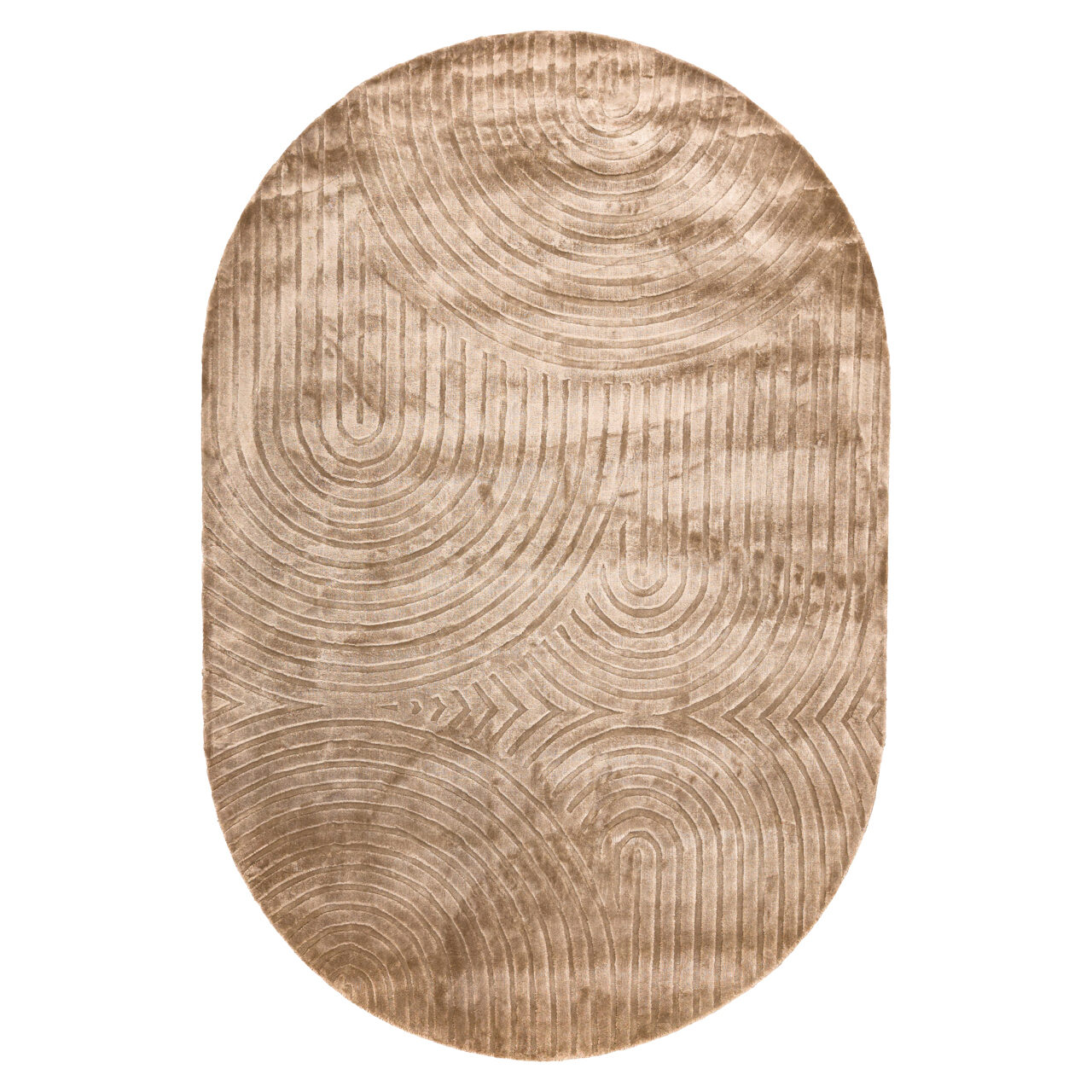 Vloerkleed Bayon taupe 200x300 cm