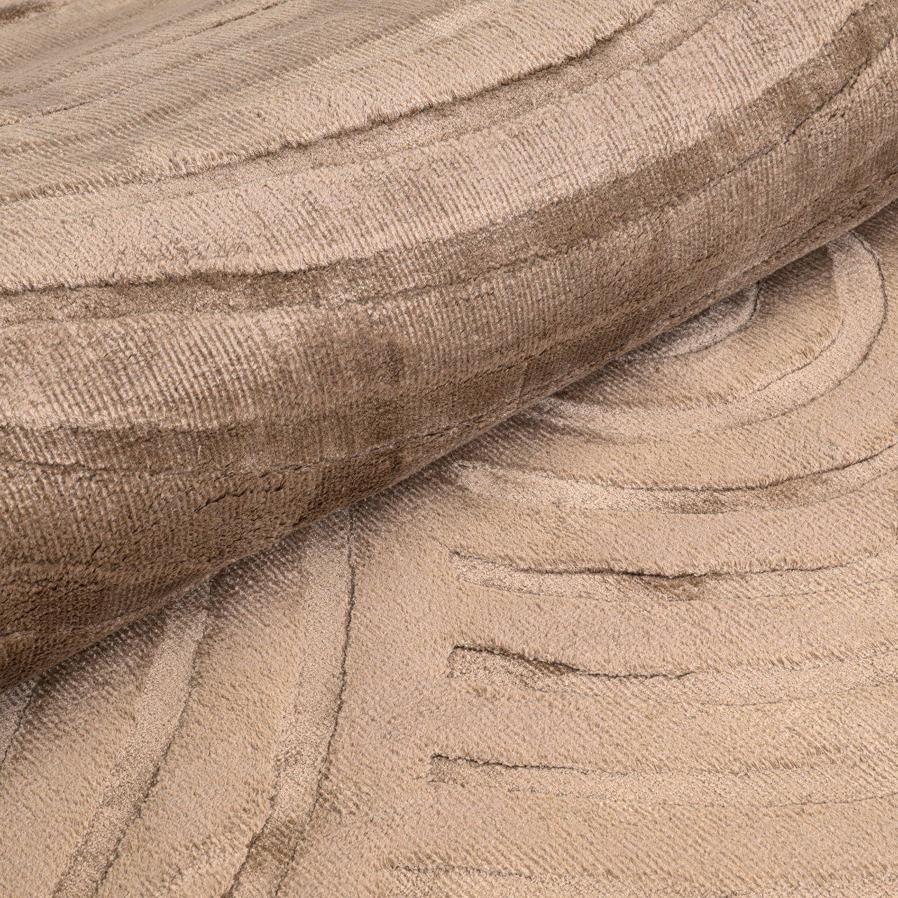 Vloerkleed Bayon taupe 200x300 cm - Afbeelding 2