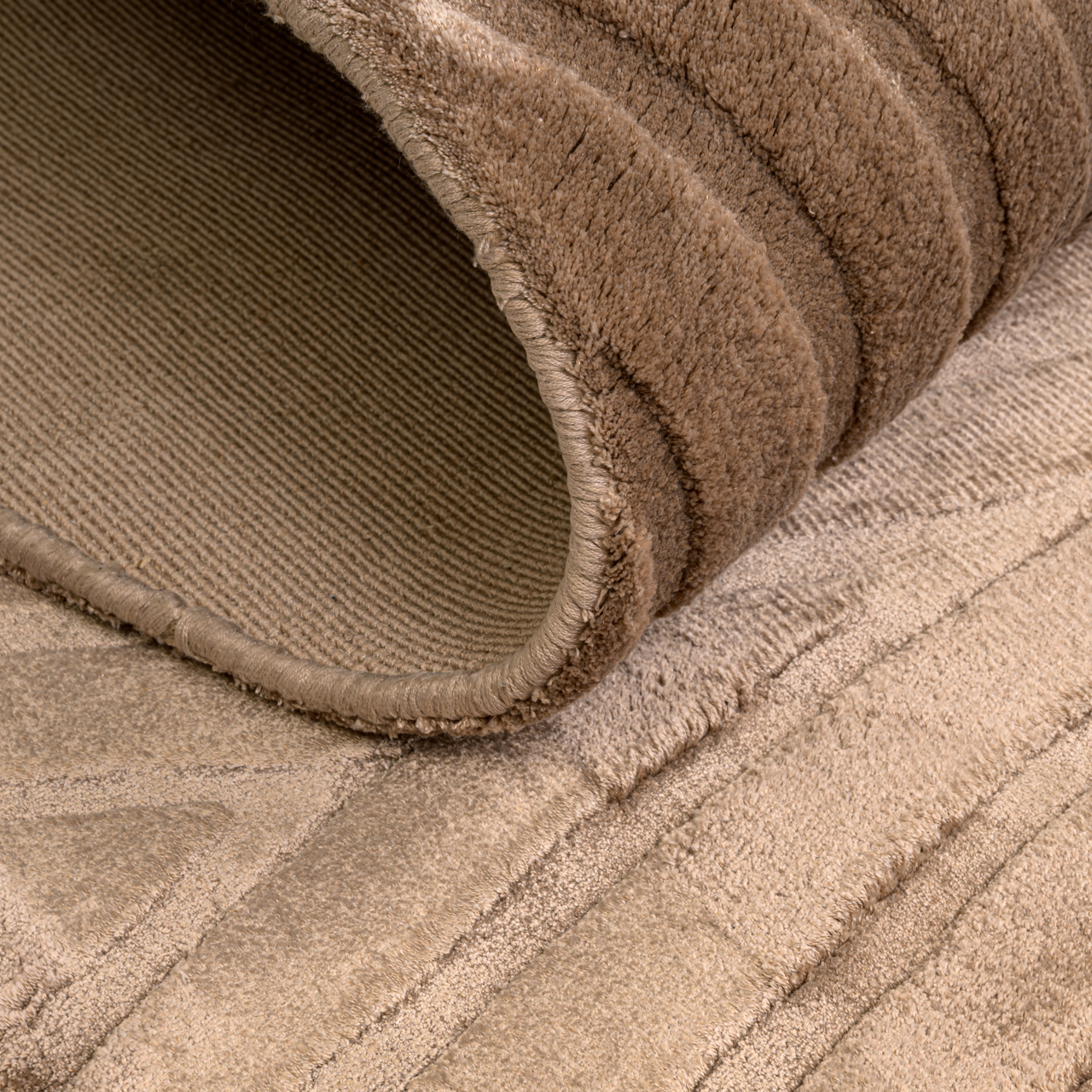 Vloerkleed Bayon taupe 200x300 cm - Afbeelding 4