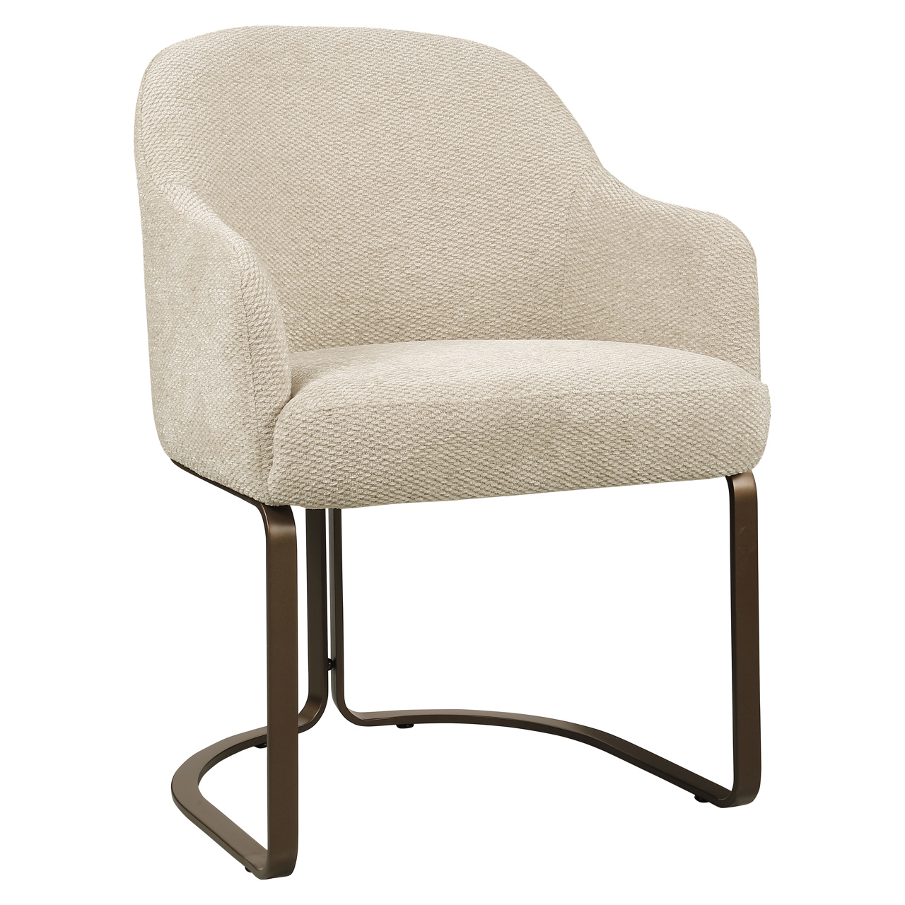 Eetkamerstoel Hadley boldweave brandvertragend naturel - Afbeelding 2