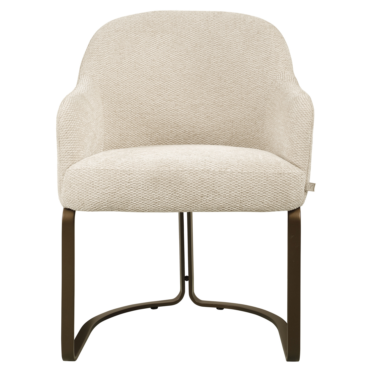 Eetkamerstoel Hadley boldweave brandvertragend naturel - Afbeelding 3