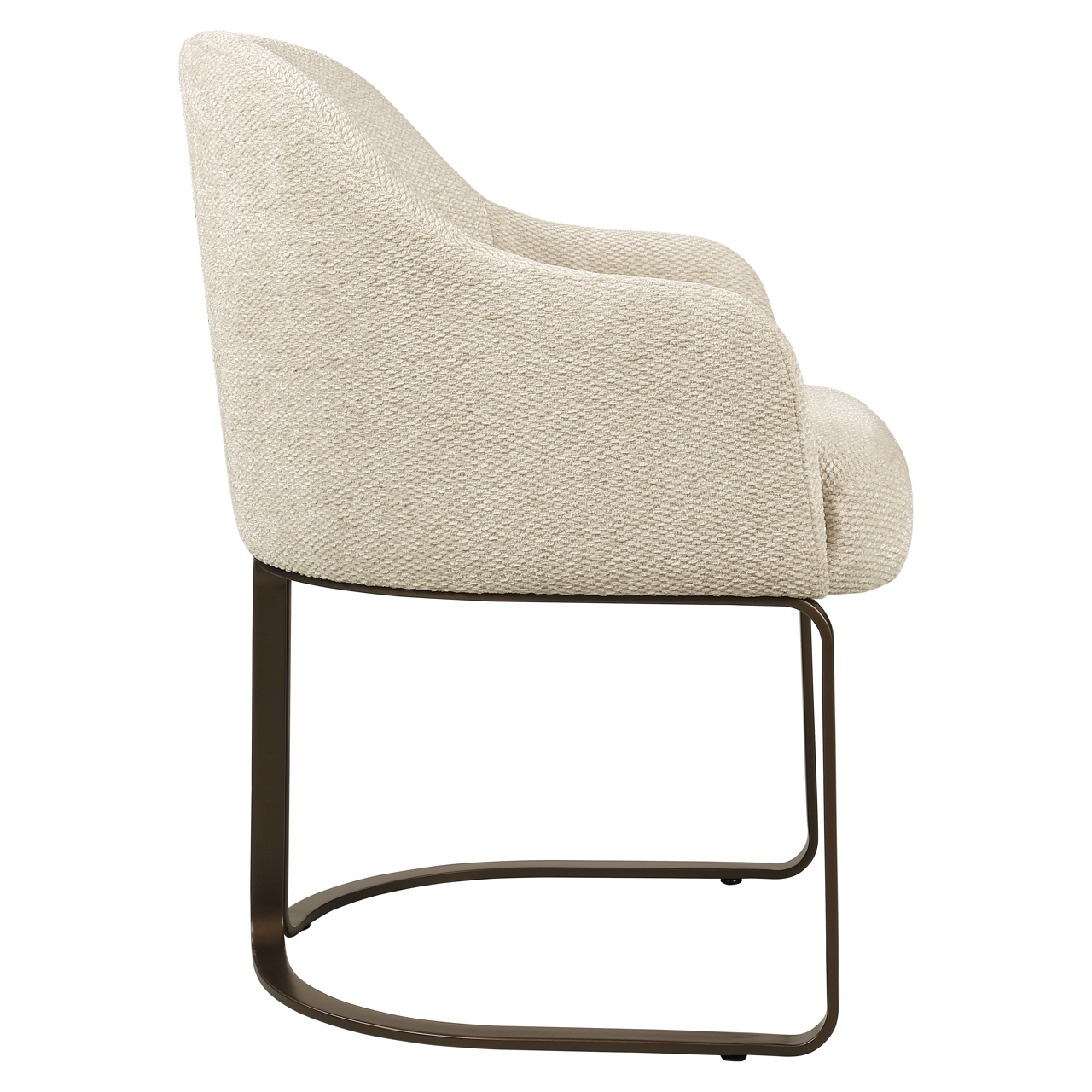 Eetkamerstoel Hadley boldweave brandvertragend naturel - Afbeelding 4