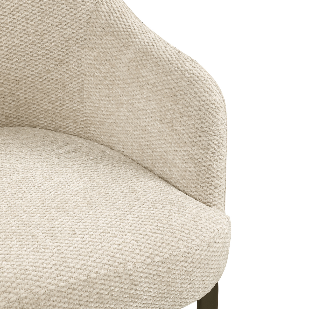 Eetkamerstoel Hadley boldweave brandvertragend naturel - Afbeelding 6
