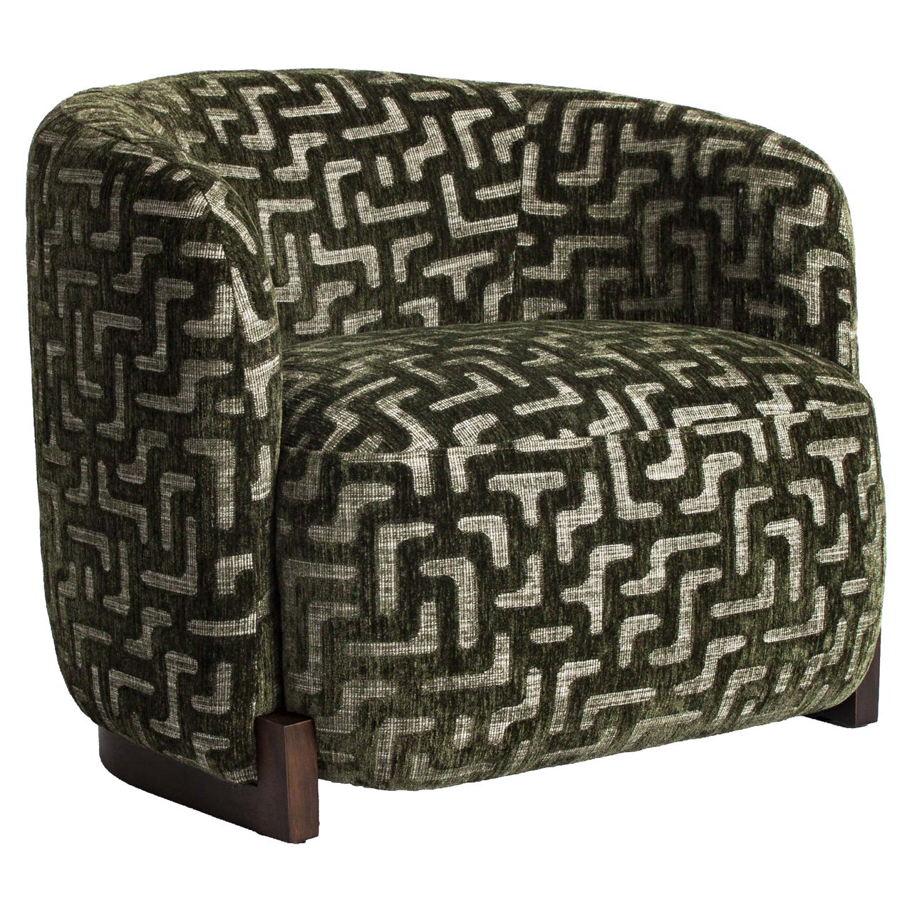 Loungestoel Hannah moss labyrinth brandvertragend - Afbeelding 2