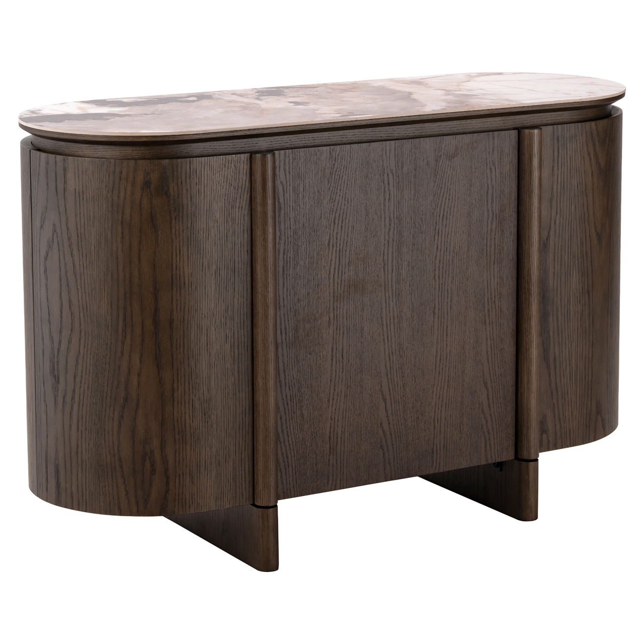 Dressoir Langford 3-deurs bruin