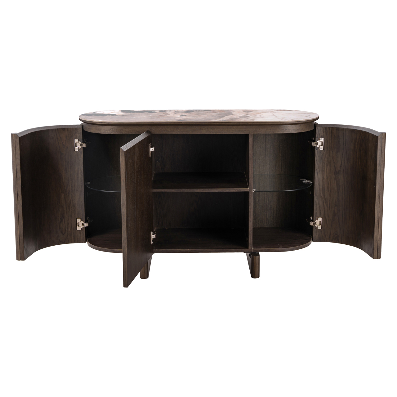 Dressoir Langford 3-deurs bruin - Afbeelding 4
