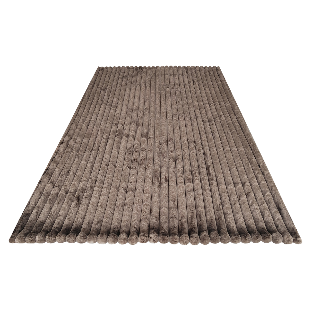 Plaid Chic Furenzo taupe 200x300 cm - Afbeelding 2