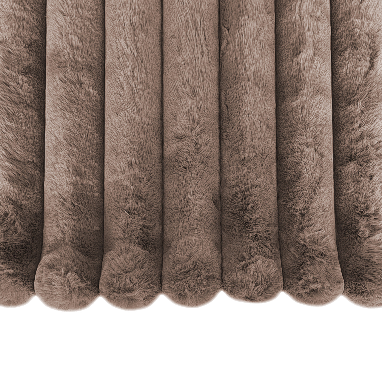 Plaid Chic Furenzo taupe 200x300 cm - Afbeelding 3