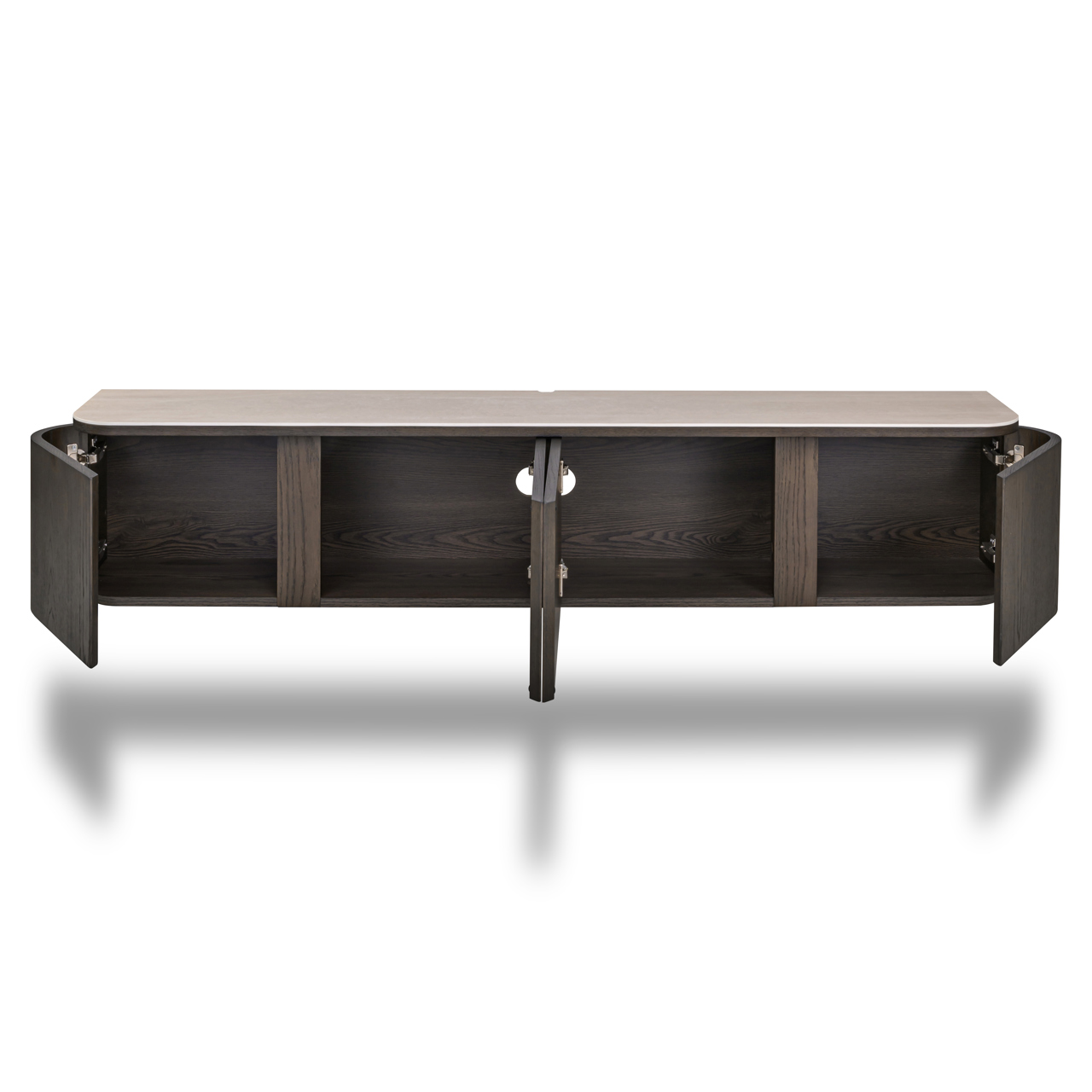 TV-meubel Nando bruin - Afbeelding 3