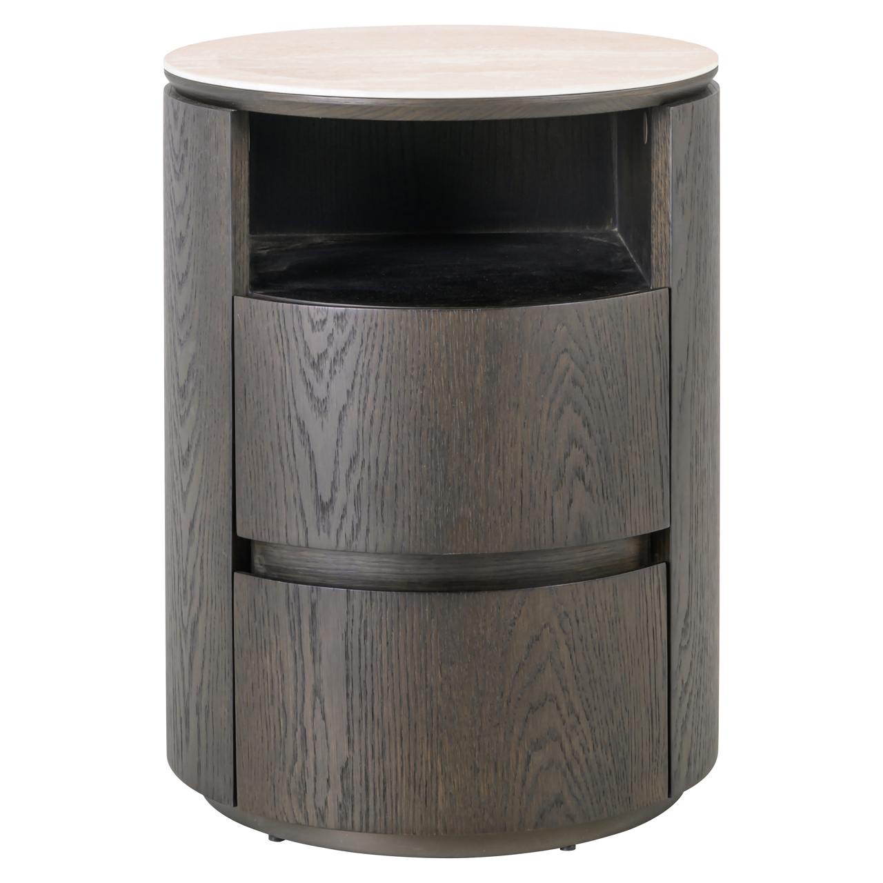 Nachtkastje Nando 2-drawers bruin - Afbeelding 2