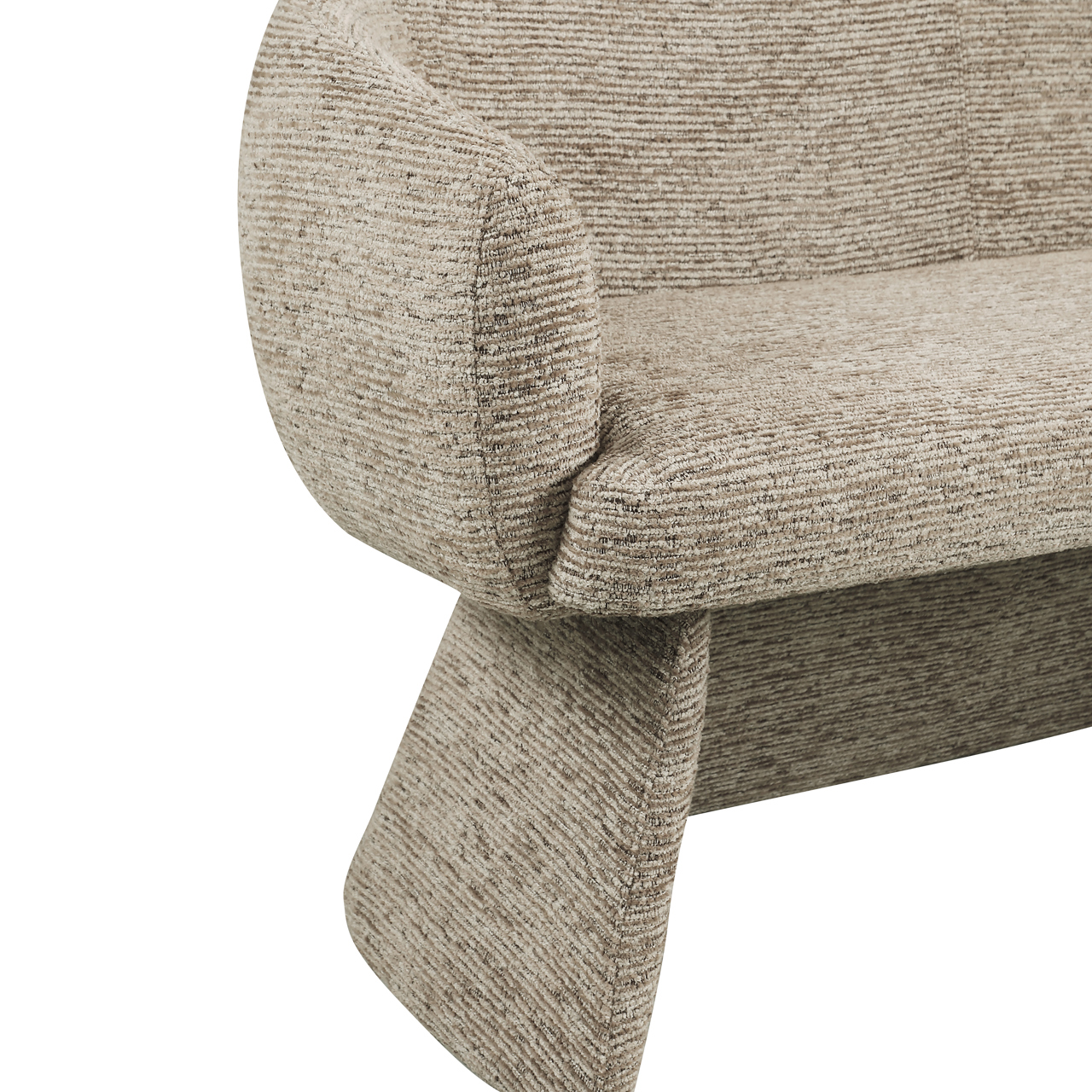 Eetkamerbank Quiriro linear mokka - Afbeelding 6