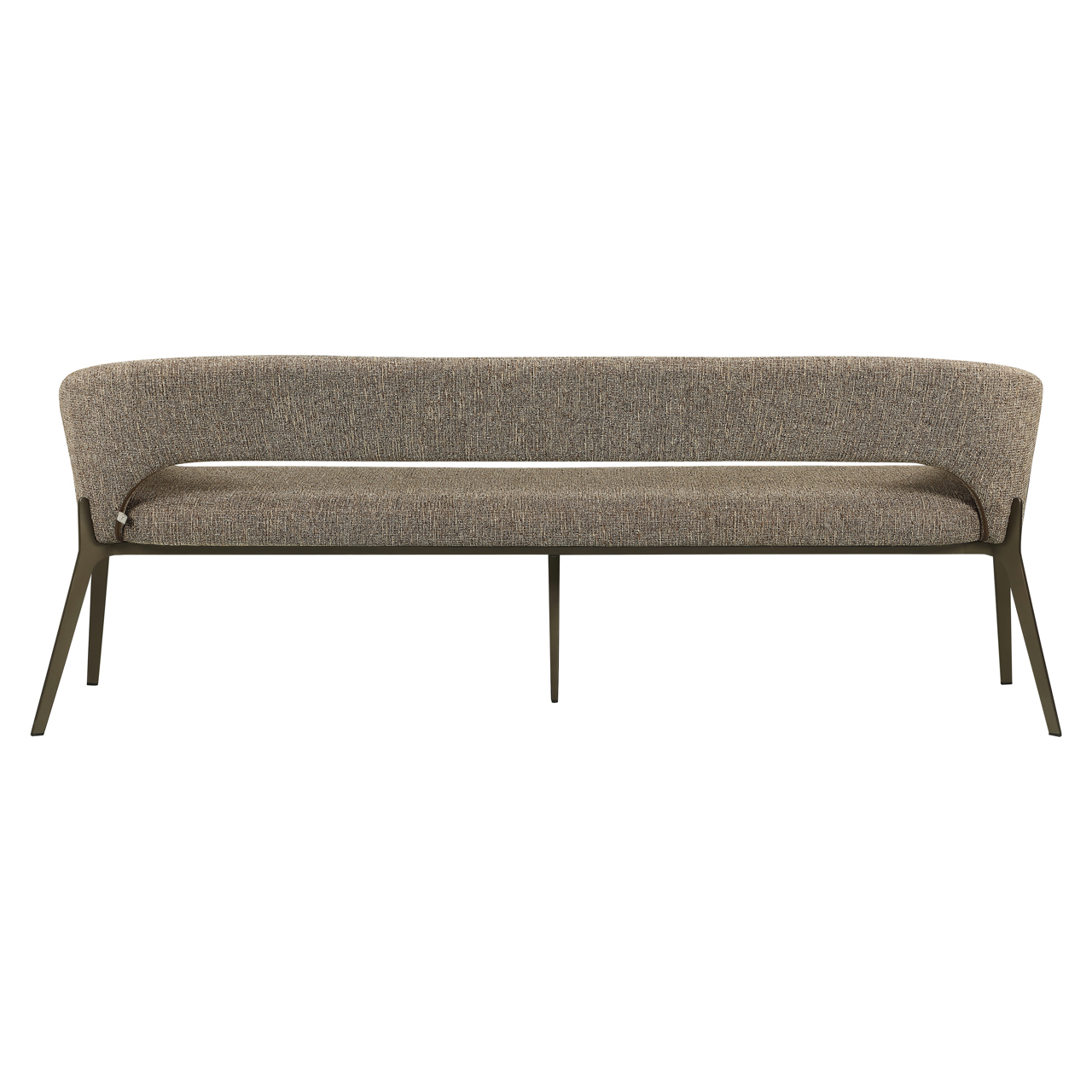Eetkamer bank Kenzi brown tweed - Afbeelding 3