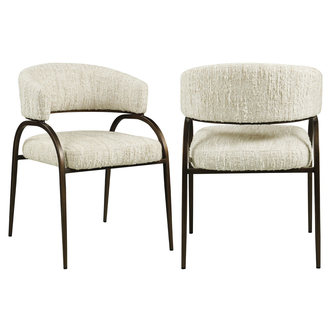 Eetkamerstoel Charda angora beige