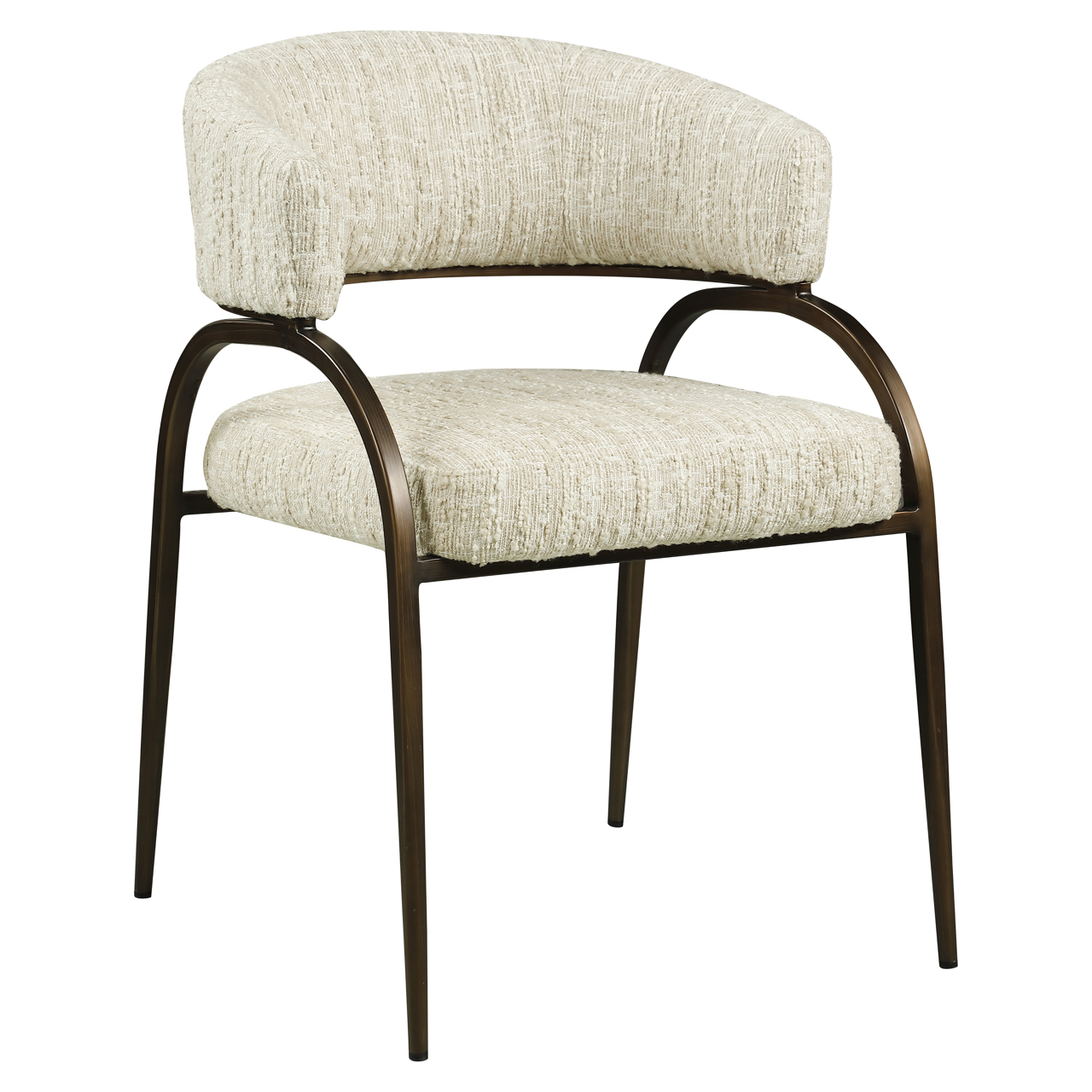 Eetkamerstoel Charda angora beige - Afbeelding 2