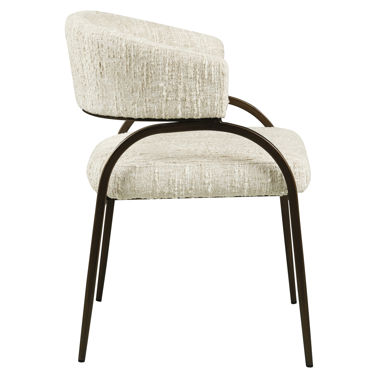 Eetkamerstoel Charda angora beige - Afbeelding 4
