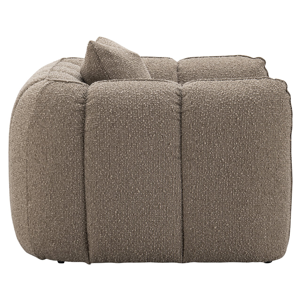 Loungestoel Hogan chunky brandvertragend mokka - Afbeelding 4