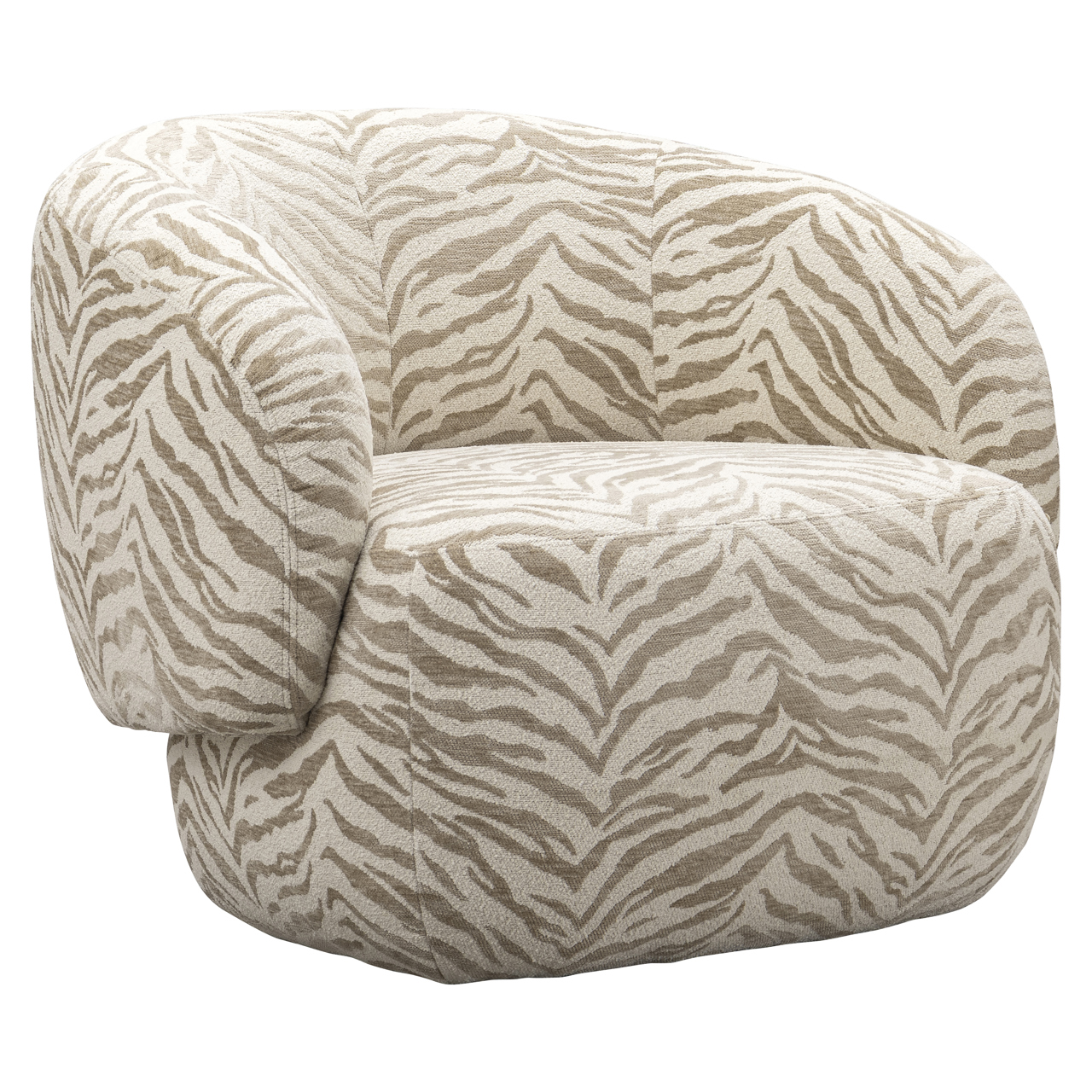 Loungestoel Milano tiger beige - Afbeelding 2