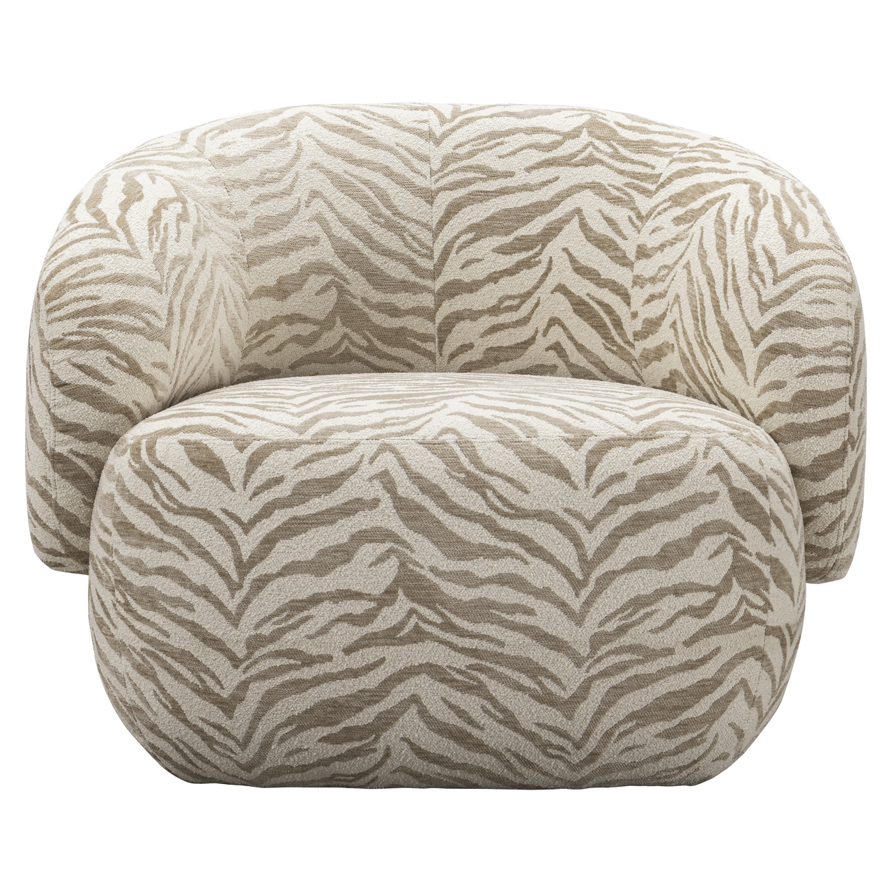 Loungestoel Milano tiger beige - Afbeelding 3