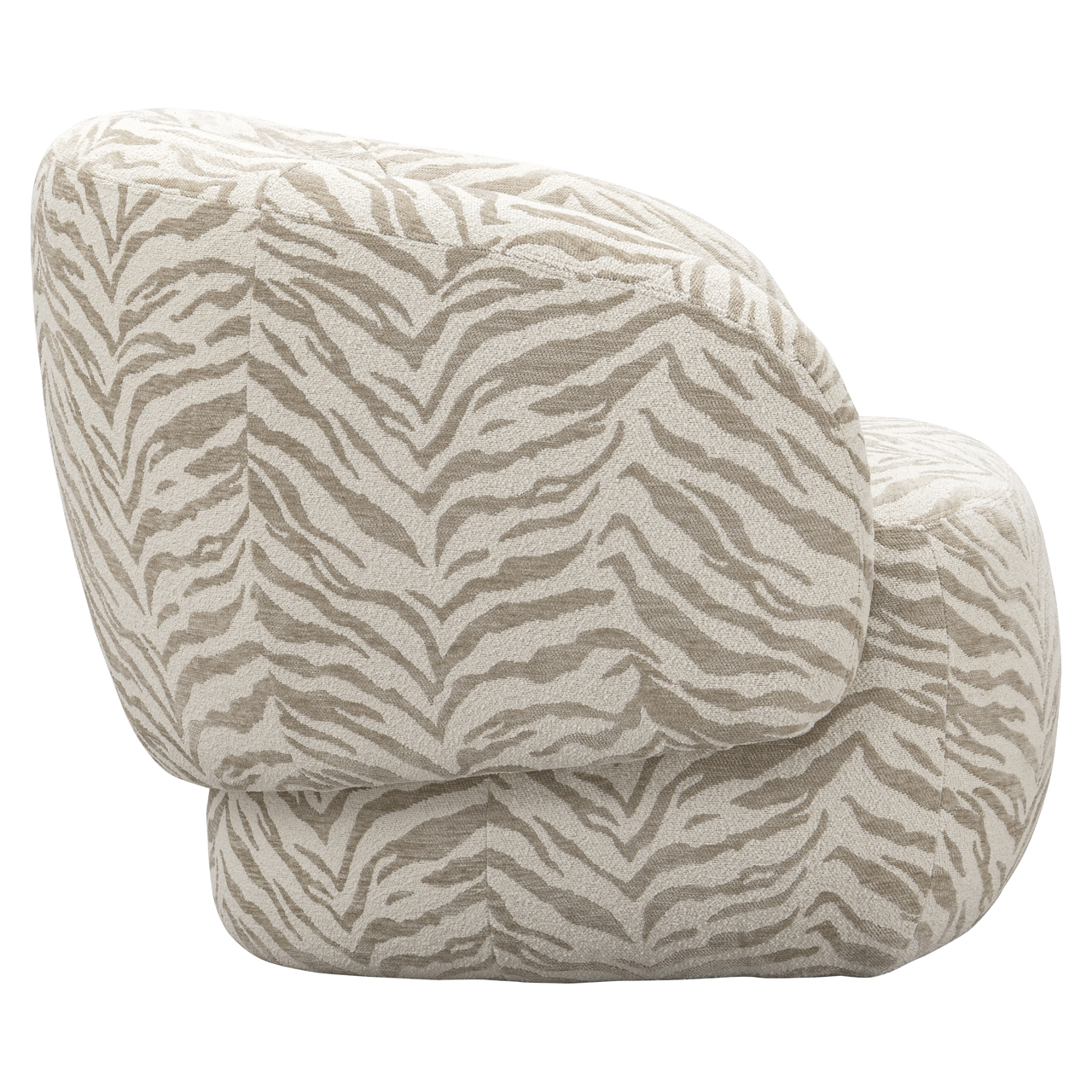 Loungestoel Milano tiger beige - Afbeelding 4