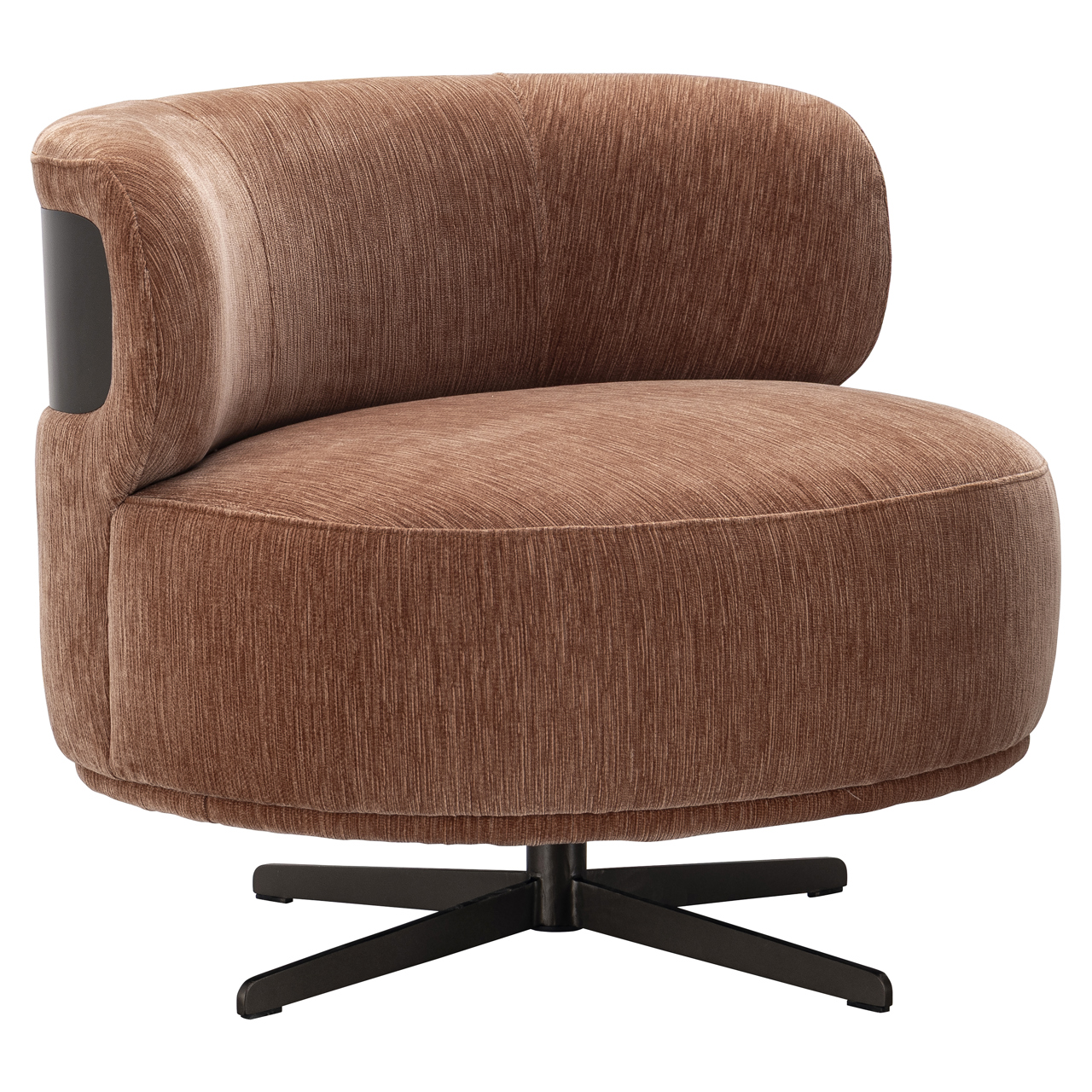 Loungestoel Lauren be mocha mousse recht - Afbeelding 2