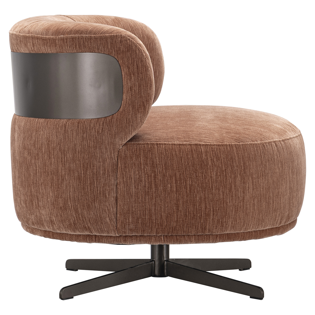 Loungestoel Lauren be mocha mousse recht - Afbeelding 4