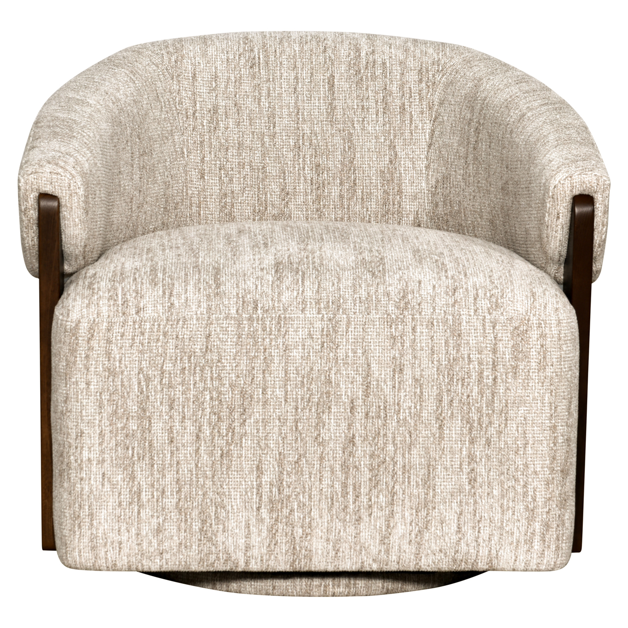 Loungestoel Marina draaibaar brandvertragend naturel softweave - Afbeelding 3