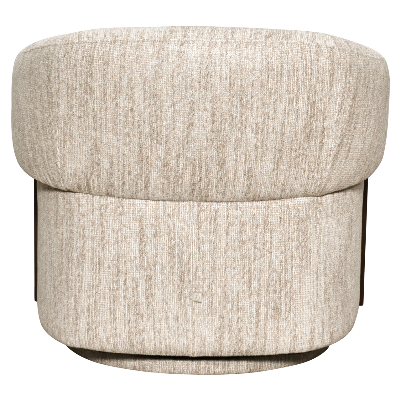 Loungestoel Marina draaibaar brandvertragend naturel softweave - Afbeelding 5