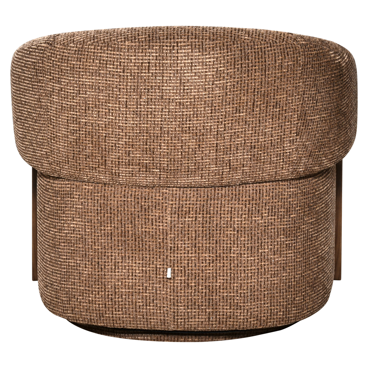 Loungestoel Marina draaibaar brandvertragend bruin blockweave - Afbeelding 5