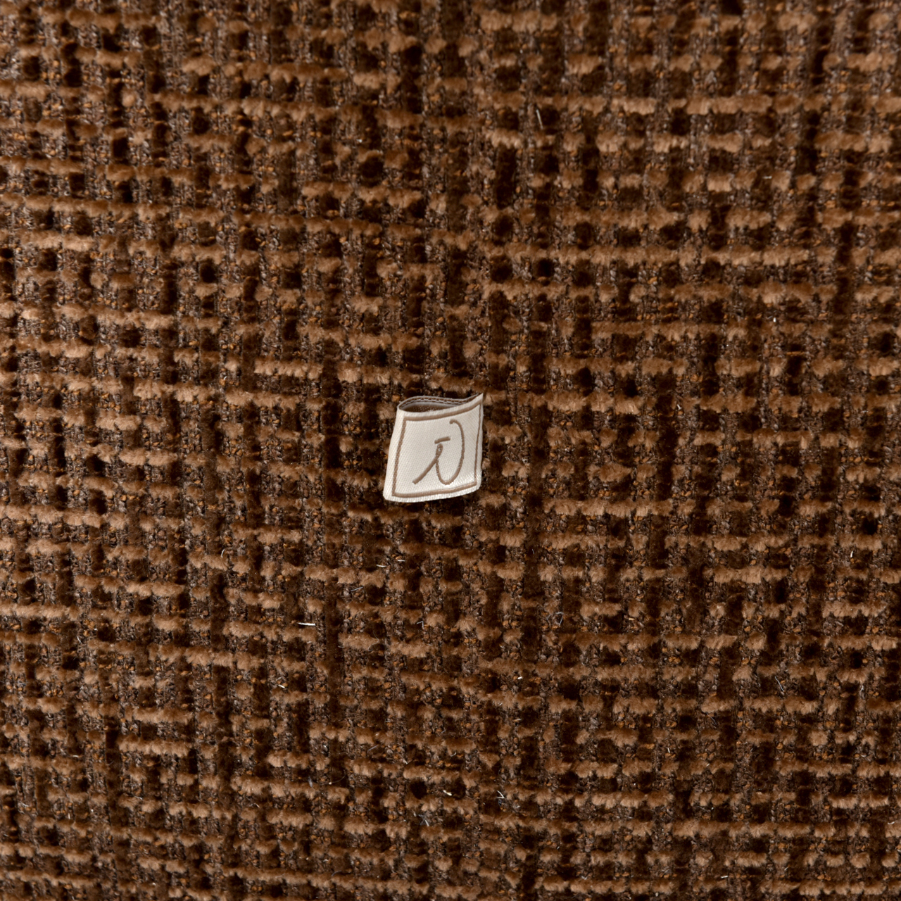 Loungestoel Marina draaibaar brandvertragend bruin blockweave - Afbeelding 6