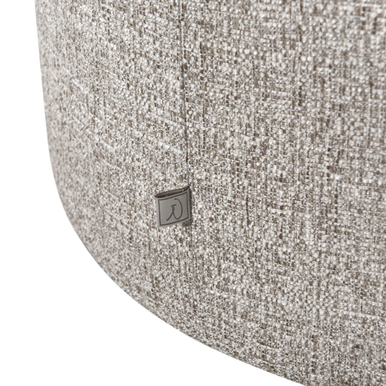 Loungestoel Talley draaibaar crème tweed - Afbeelding 6