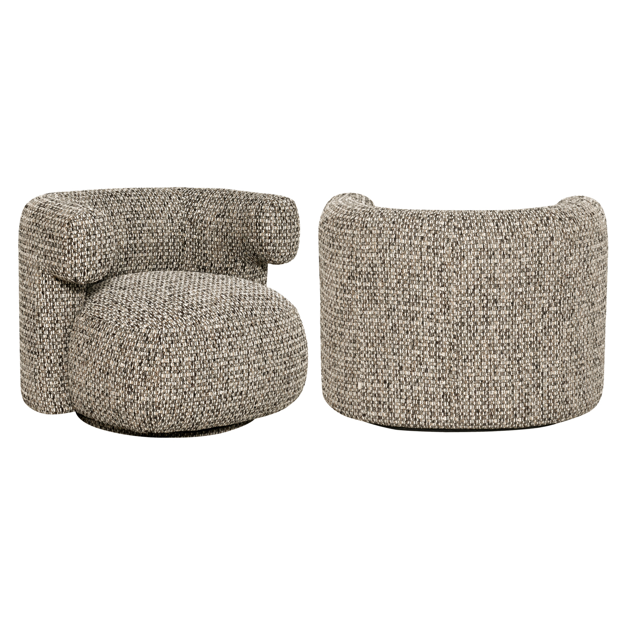 Loungestoel Talley cobblestone draaibaar