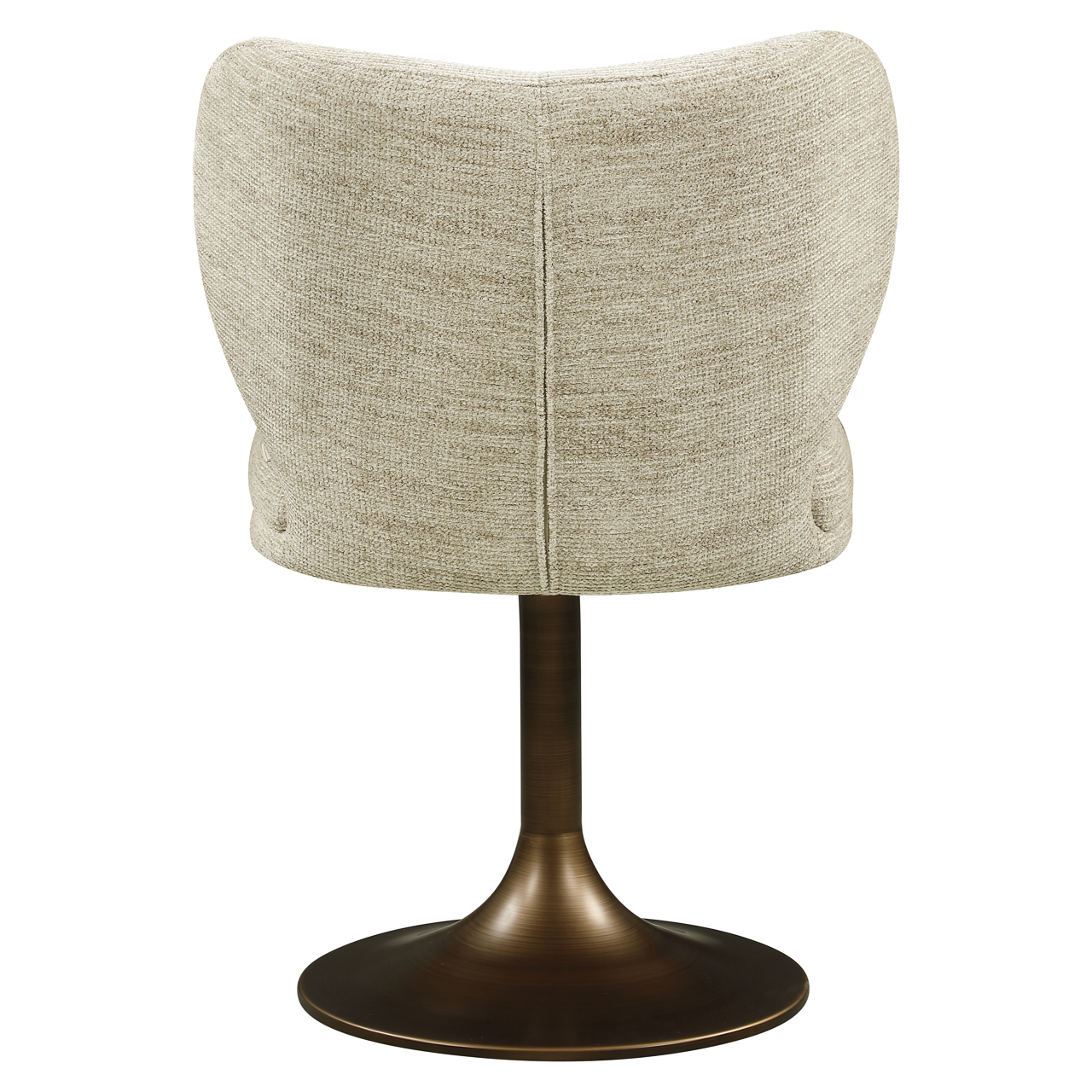 Eetkamerstoel Amely draaibaar naturel softweave - Afbeelding 7