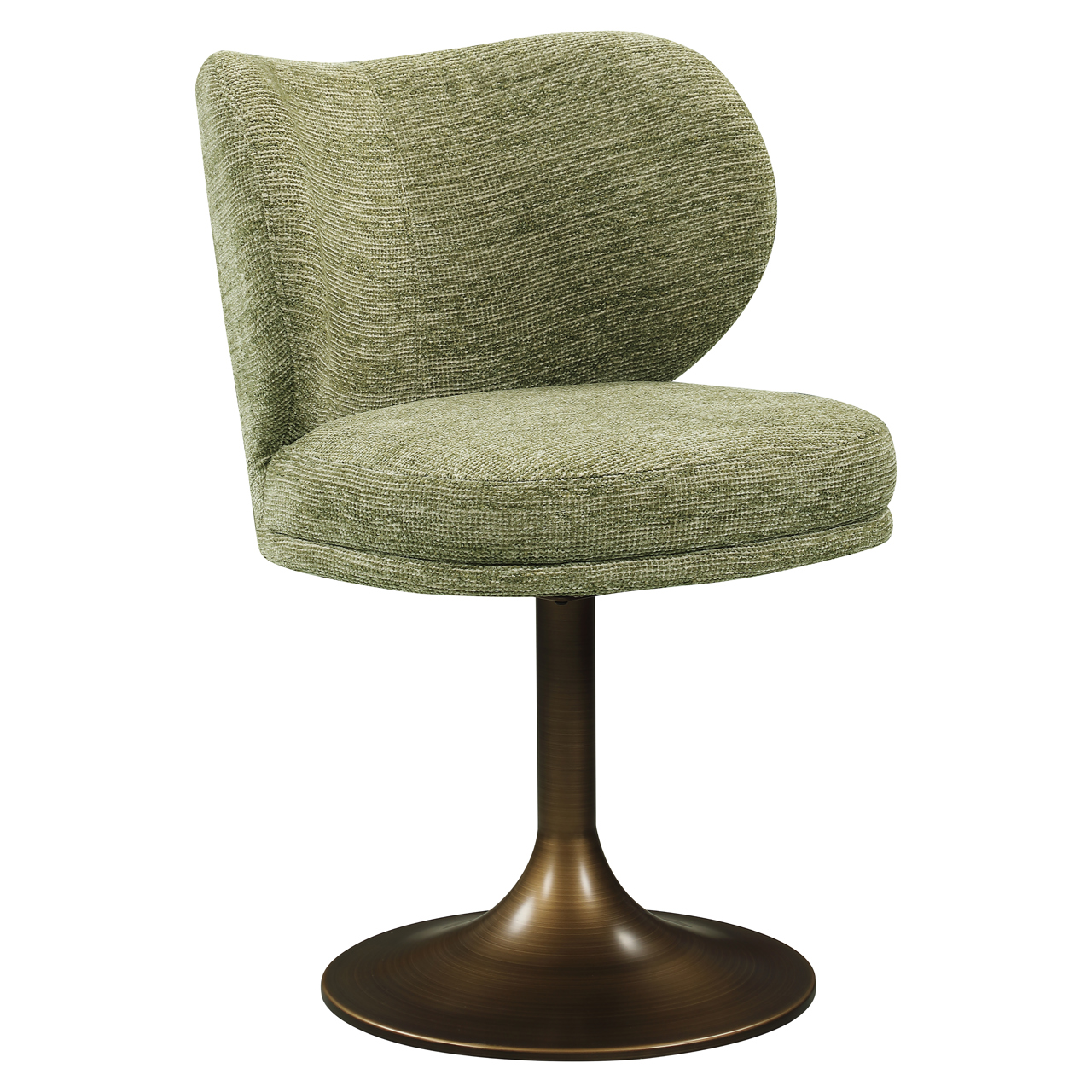 Eetkamerstoel Amely pistache draaibaar softweave - Afbeelding 2
