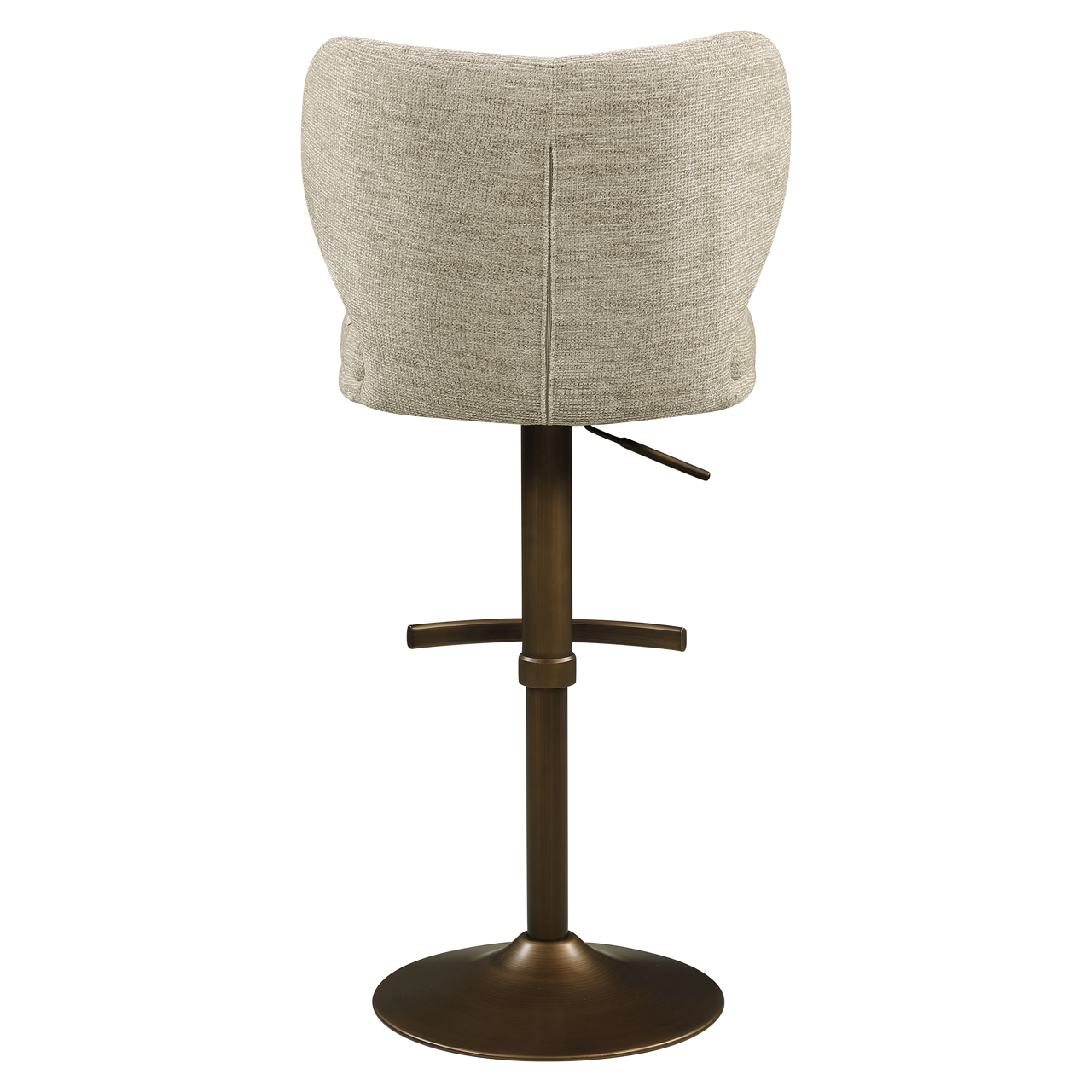 Barstoel Amely draaibaar naturel softweave - Afbeelding 6